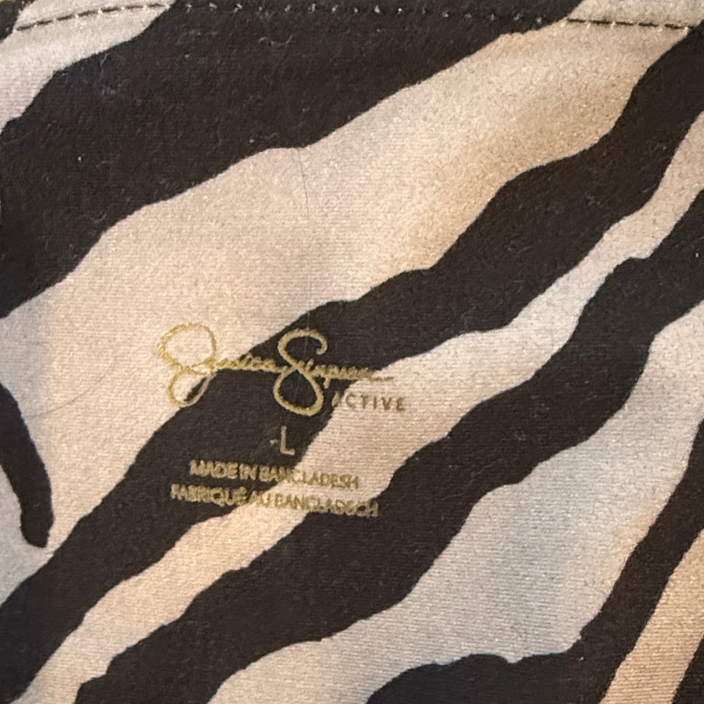 Jessica Simpson Black and White Zebra Leggings - Picture 2 of 3